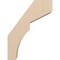 Ekena Millwork 5-inch W x 12-inch D x 16-inch H Monterey Rough Cedar Woodgrain TimberThane Knee Brace, Primed BRCUR05X12X16MONRCPR - alternate 2